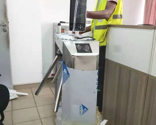 How to install tripod turnstiles?