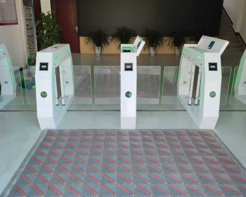 What is biometric swing optical turnstile?
